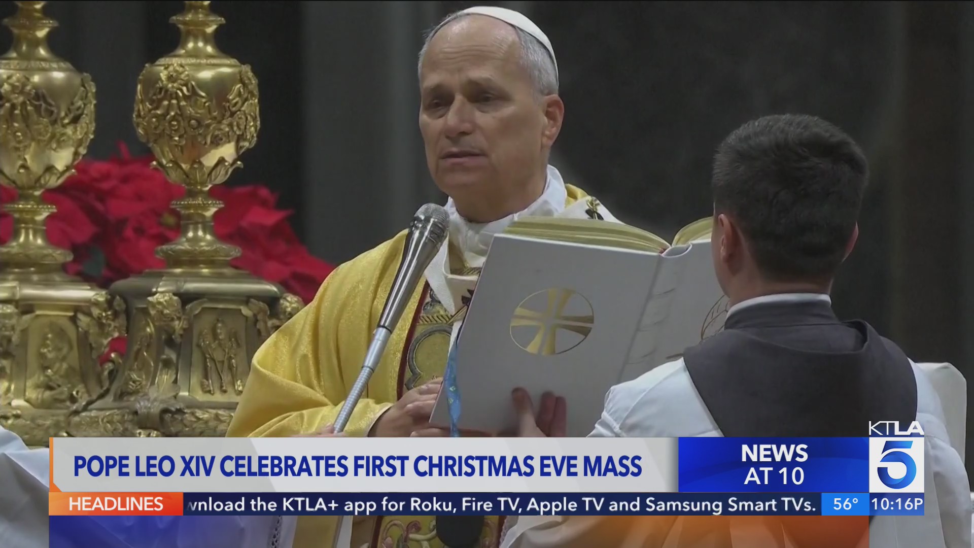 Pope Leo XIV celebrates his first Christmas Eve Mass at St. Peter’s – KTLA