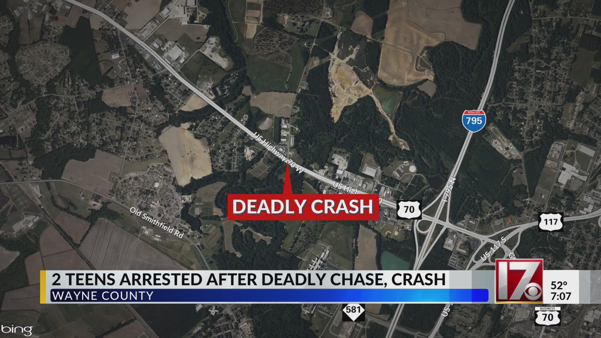 Wayne County teens arrested in connection with deadly chase – CBS17.com