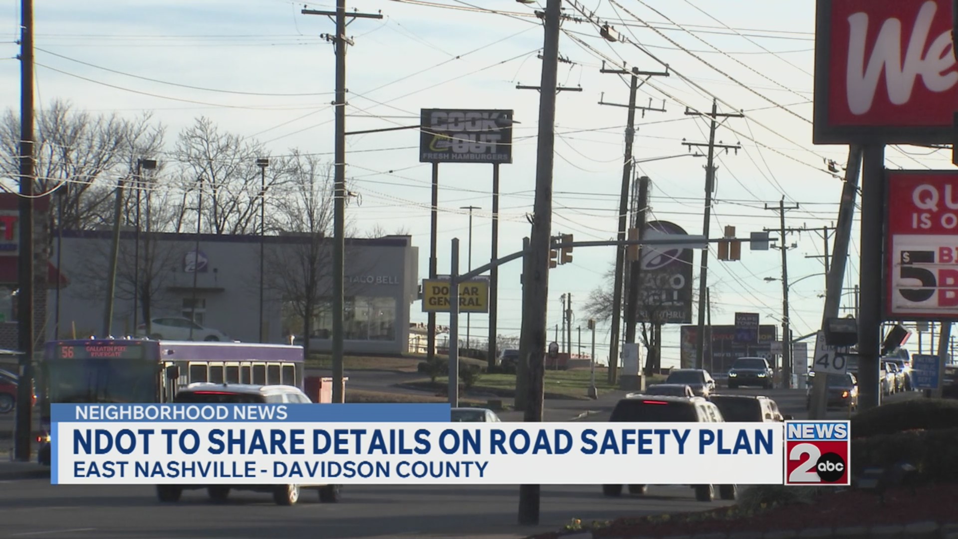NDOT to share details on road safety plan in East Nashville – WKRN News 2