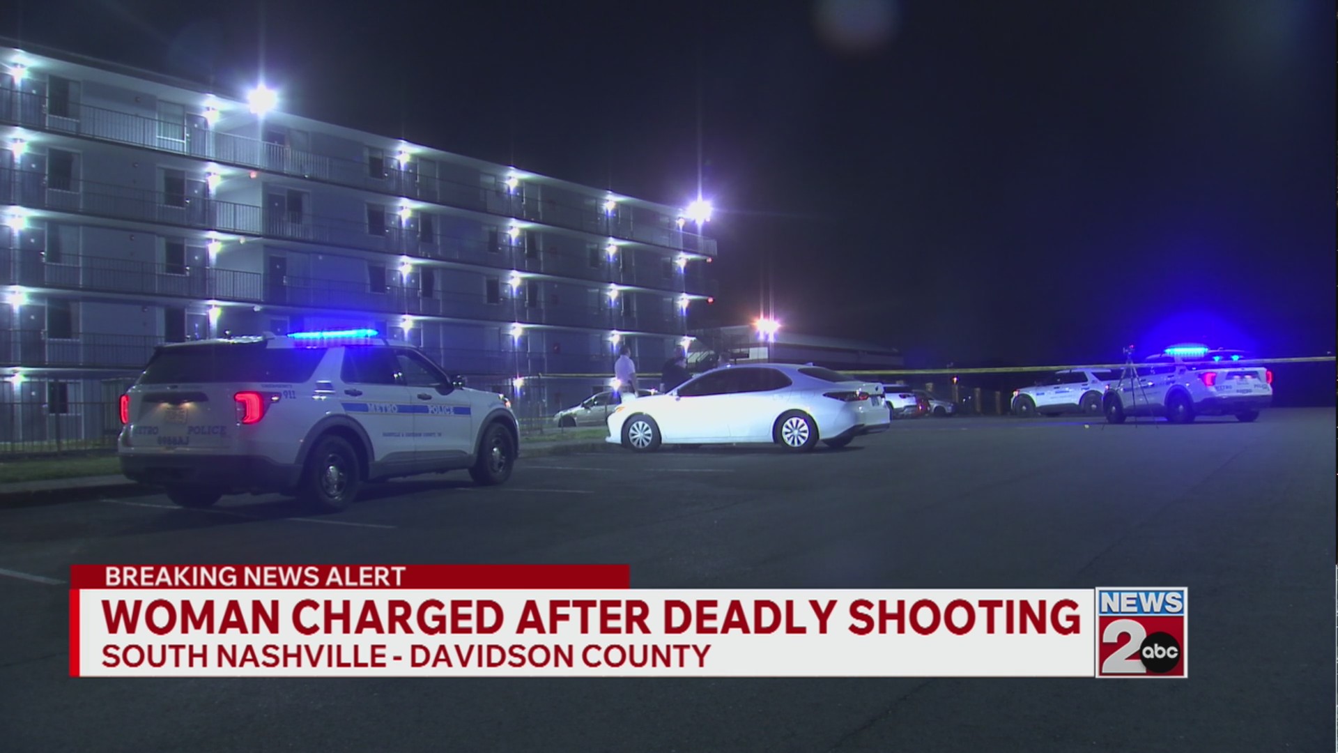 Woman charged after deadly shooting at motel – WKRN News 2