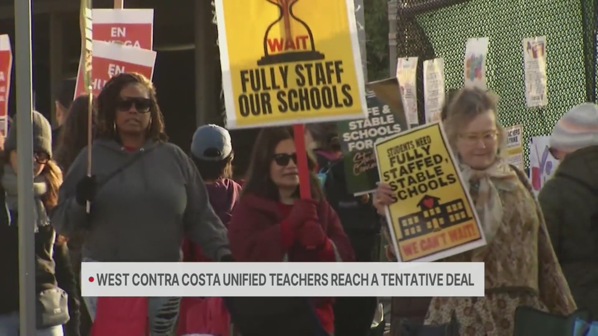 West Contra Costa teachers reach tentative deal to end strike – KRON4