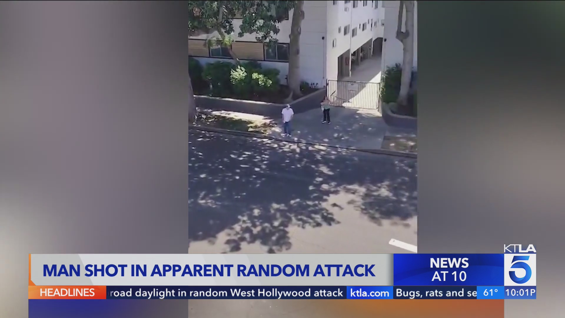West Hollywood man shot in apparent random attack – KTLA