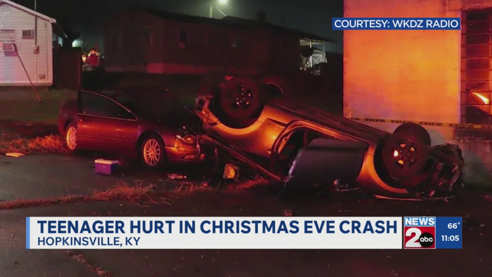 Teen hurt in Christmas Eve crash in Hopkinsville – WKRN News 2