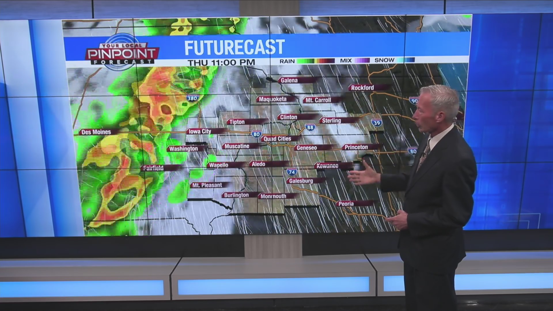 Warm today with severe storms possible later tomorrow – WHBF ...