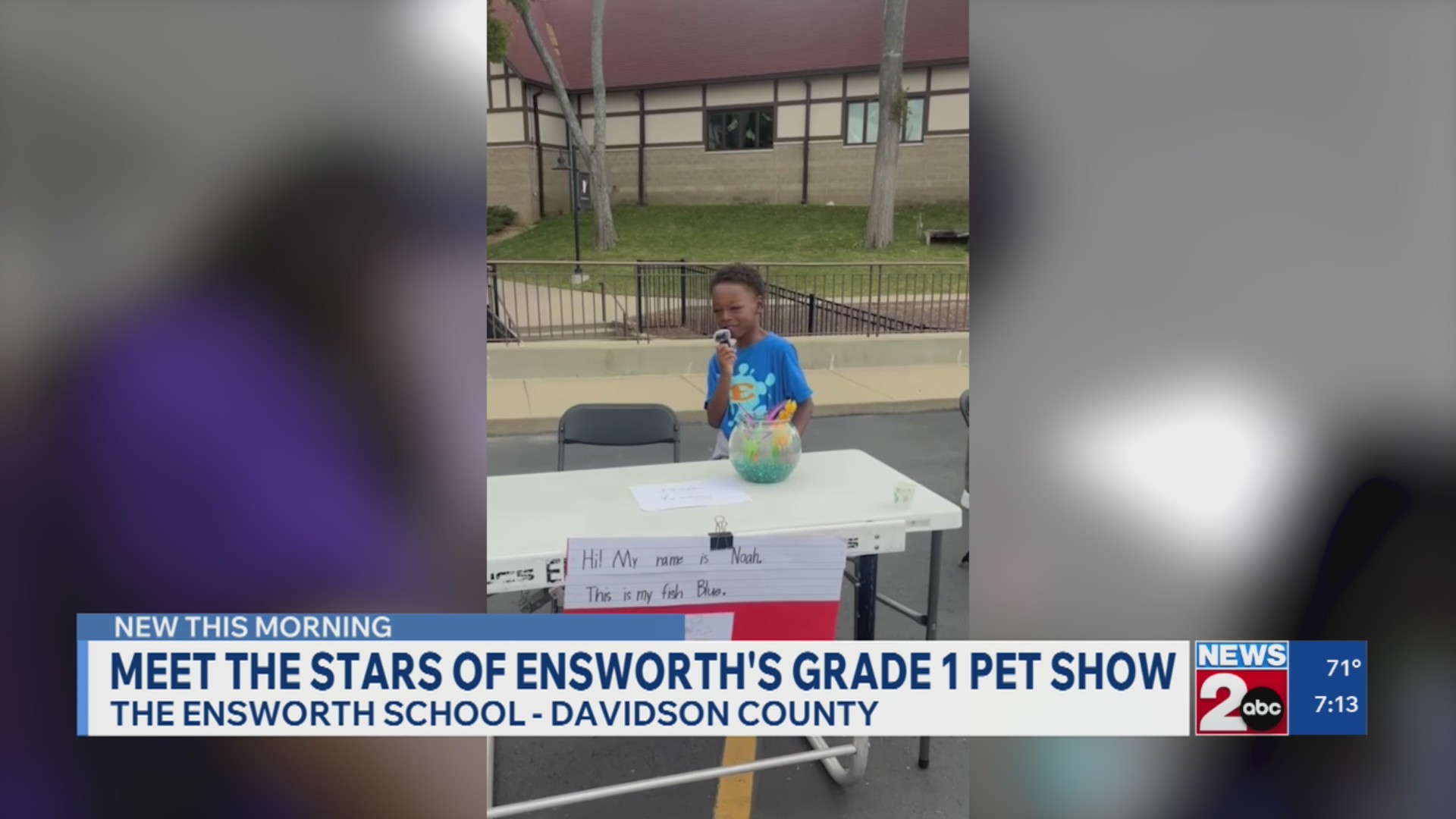 Ensworth hosts 1st grade pet show