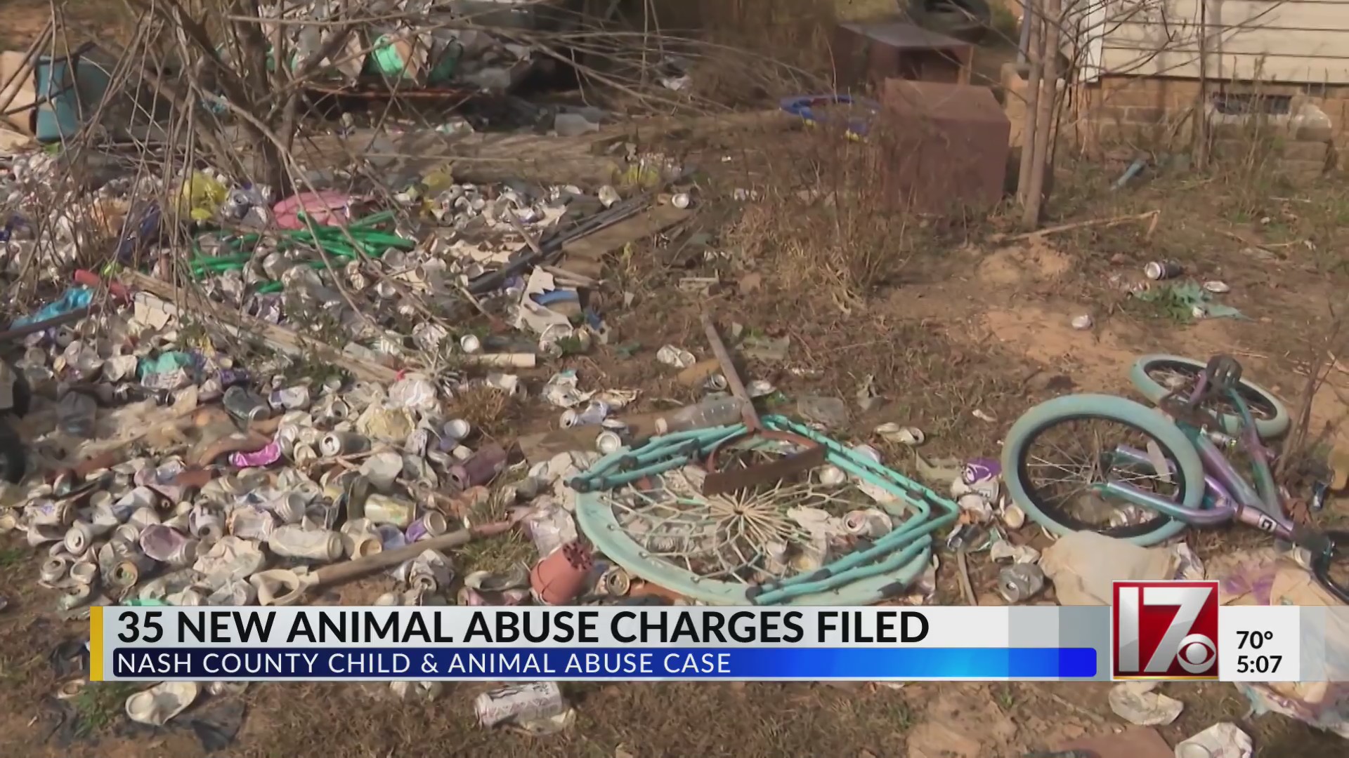 35 new animal abuse charges filed against Nash County woman – CBS17.com