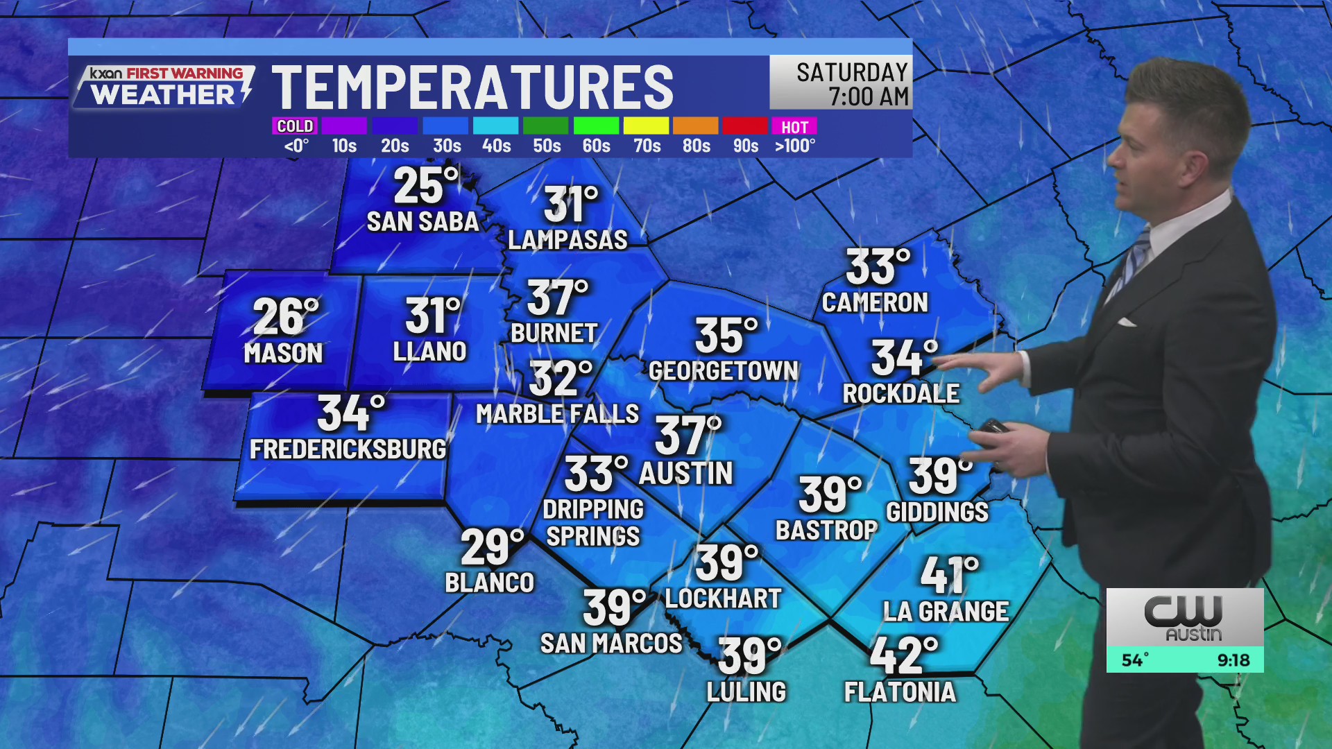 Cold Saturday morning and even colder Sunday morning | KXAN Forecast ...