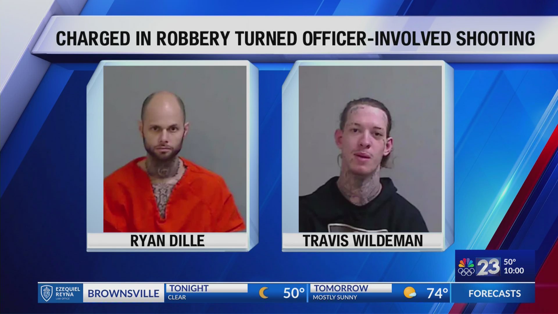 Charged in Robbery Turned Officer-Involved Shooting – KVEO-TV