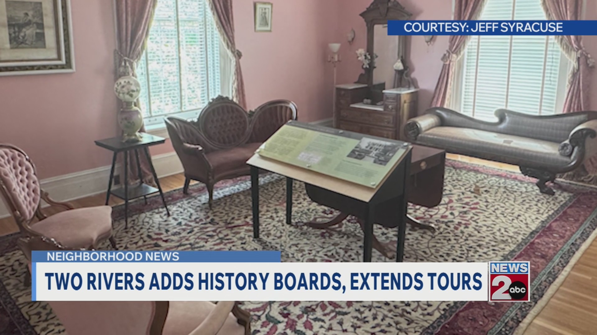 Two Rivers Mansion adds history boards, extends tours – WKRN News 2
