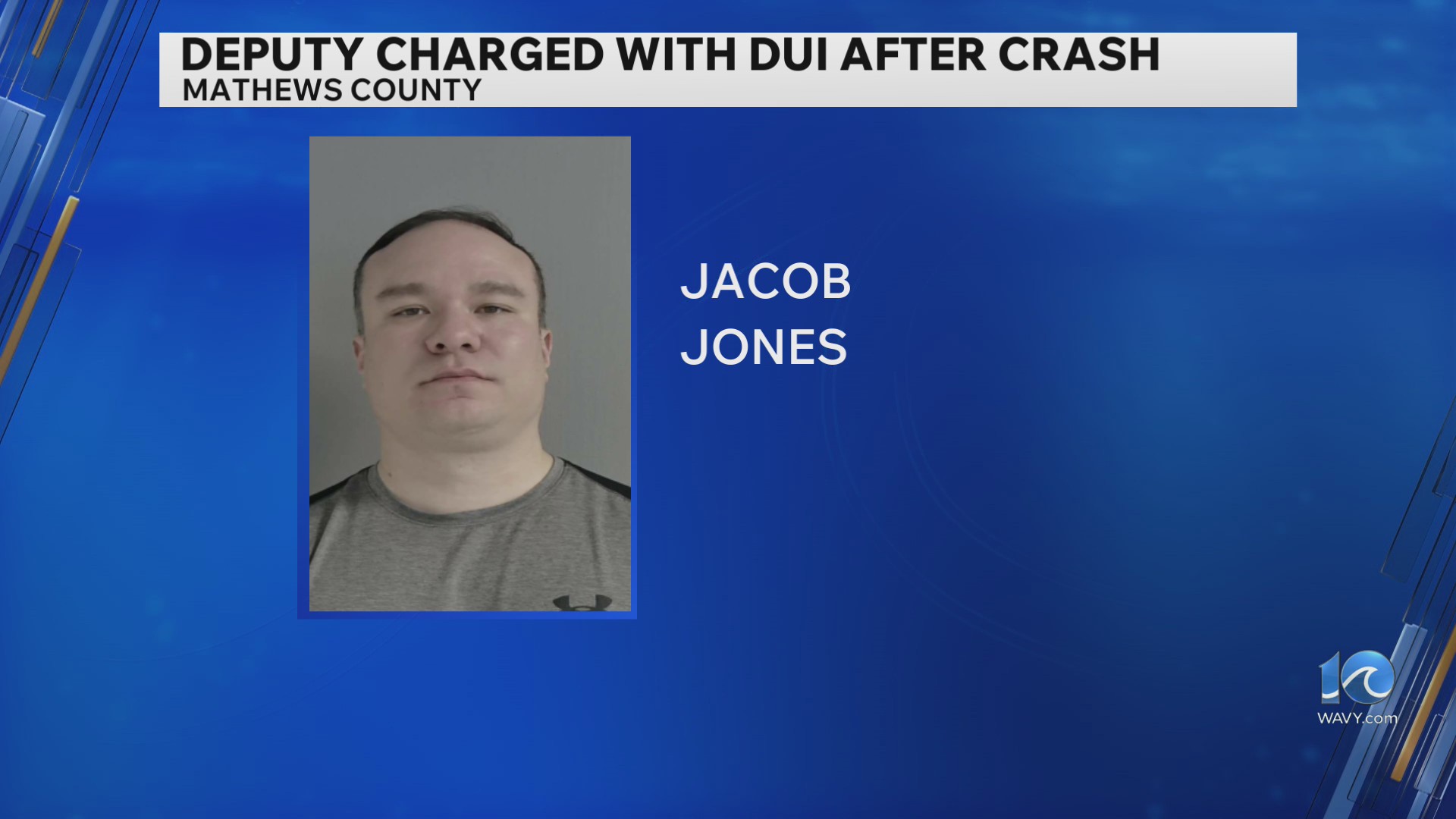 Dc Mathews Mathews County deputy faces DUI charge after two-vehicle crash – WAVY.com