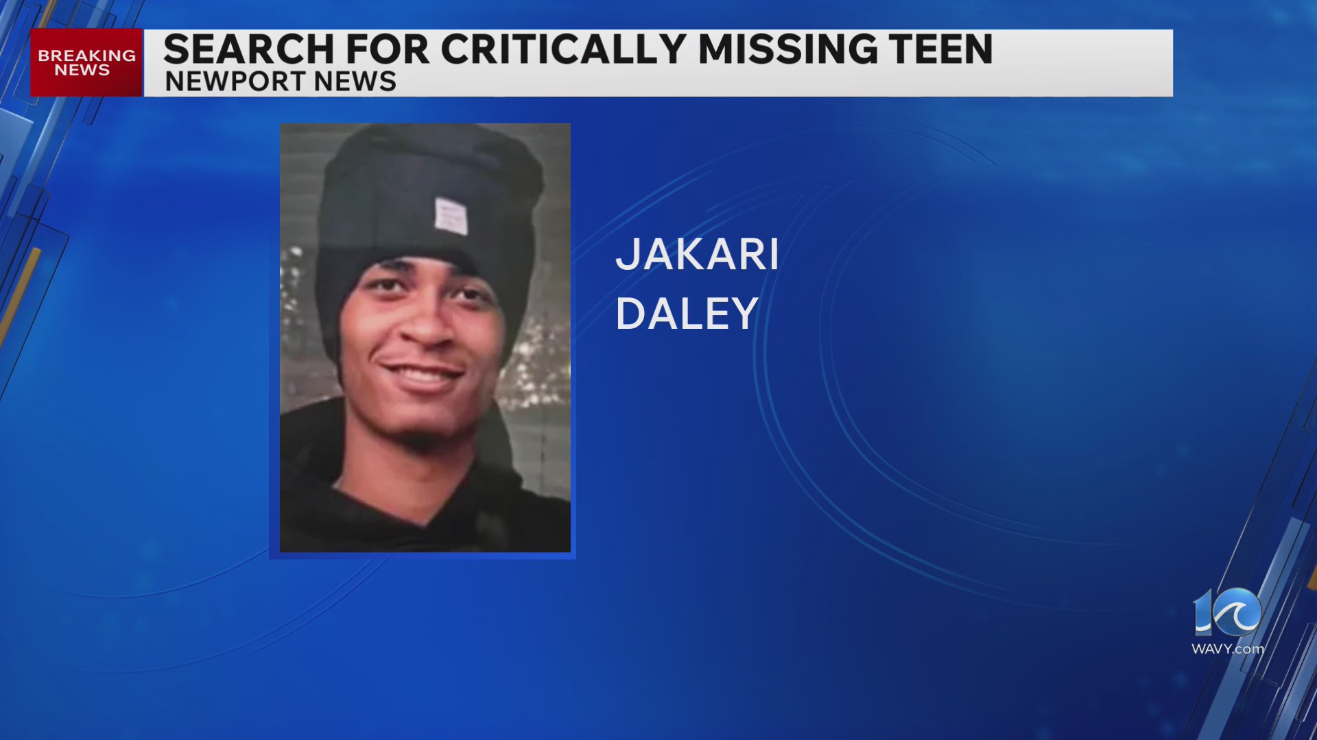 Newport News Police seek help finding missing teen, Jakari Daley – WAVY.com
