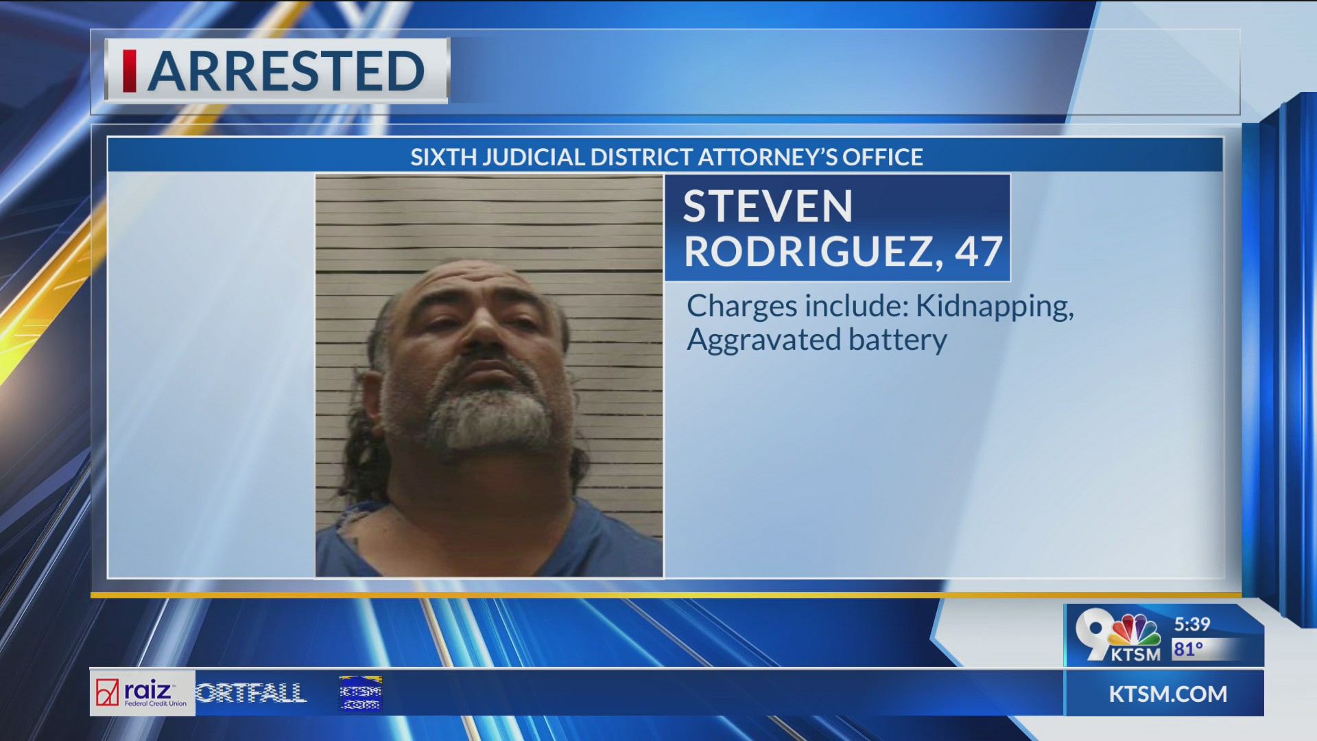 Man held without bond for alleged kidnapping, assault in NM – KTSM 9 News