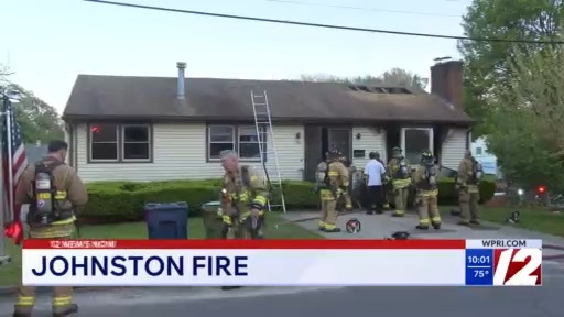 Crews knock down house fire in Johnston – WPRI.com