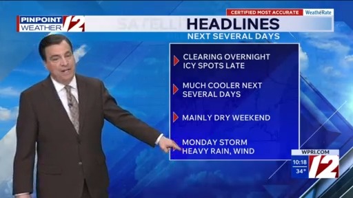 WPRI 12 Weather Now 3/12/26 Breezy Dry Cooler Friday – WPRI.com