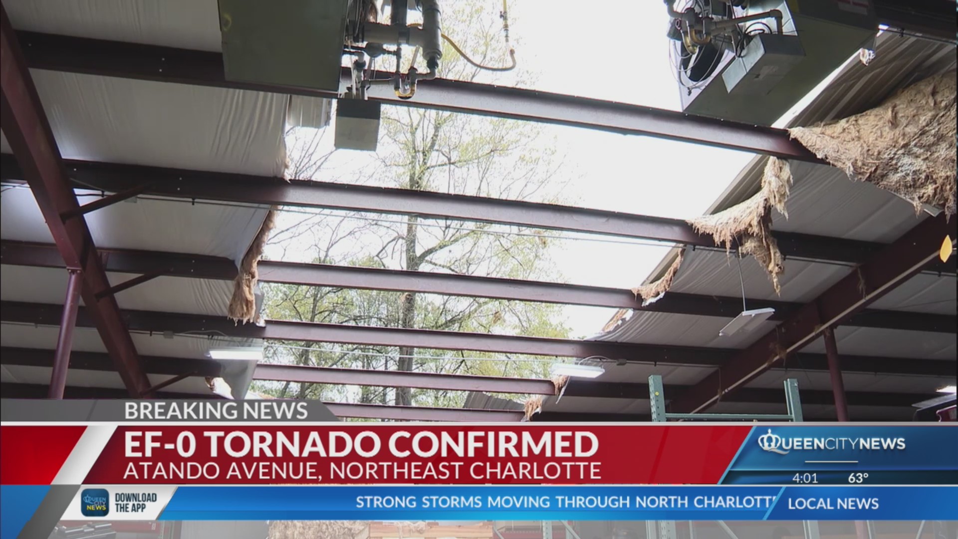 NWS confirms EF-0 tornado touched down in NE Charlotte – WSPA 7NEWS