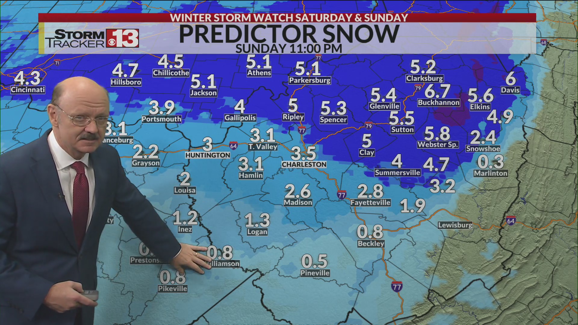 Winter storm warnings for the weekend – WOWK 13 News