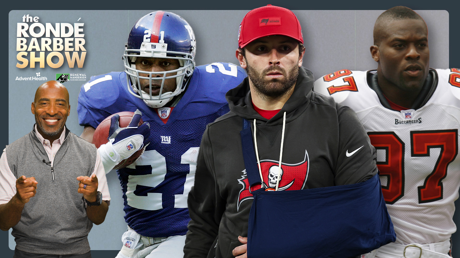 Will Baker Play? Rondé & Tiki Barber Analyze the Bucs & Ring of Honor With Simeon Rice