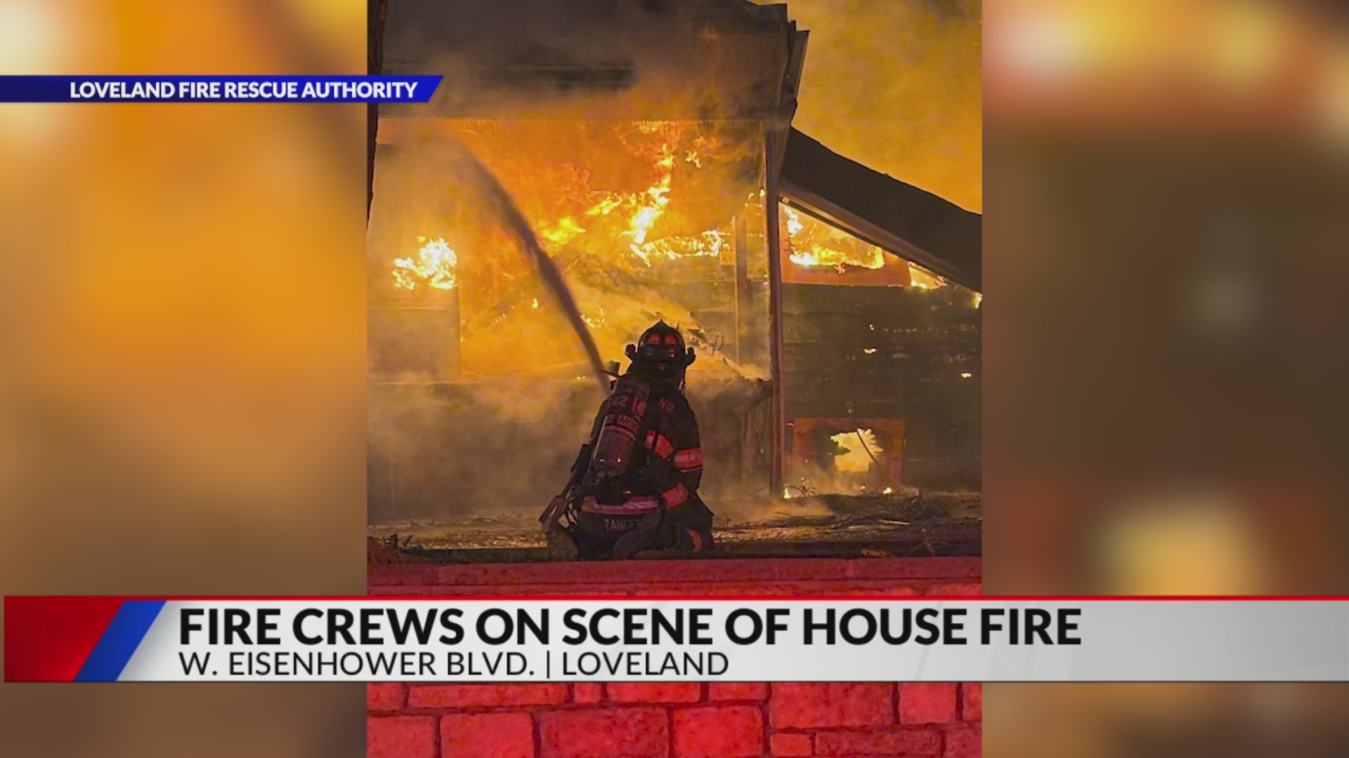 Fire crews respond to Loveland home fully engulfed in flames – FOX31 Denver