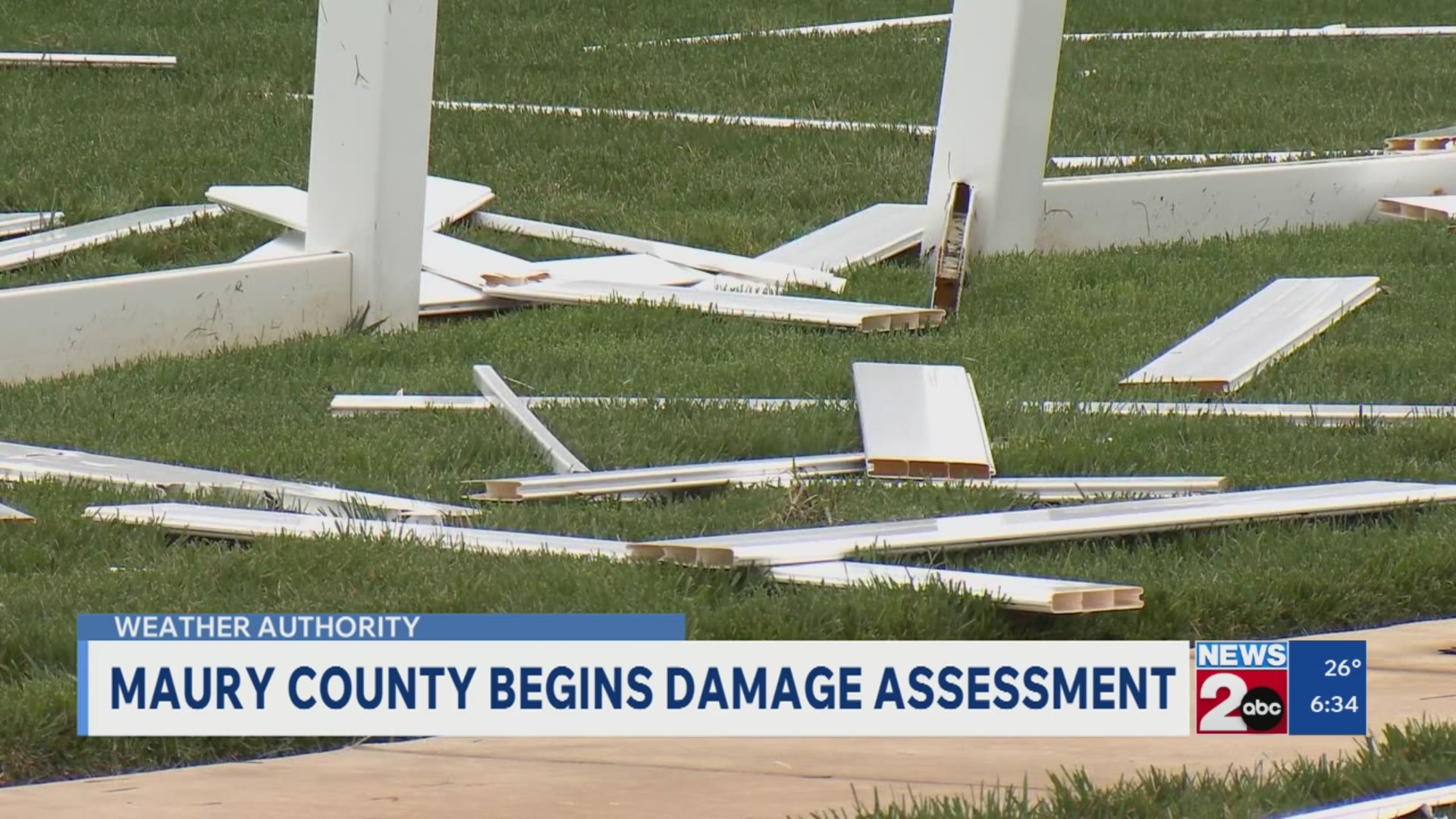 Maury County begins damage assessment after tornado – WKRN News 2