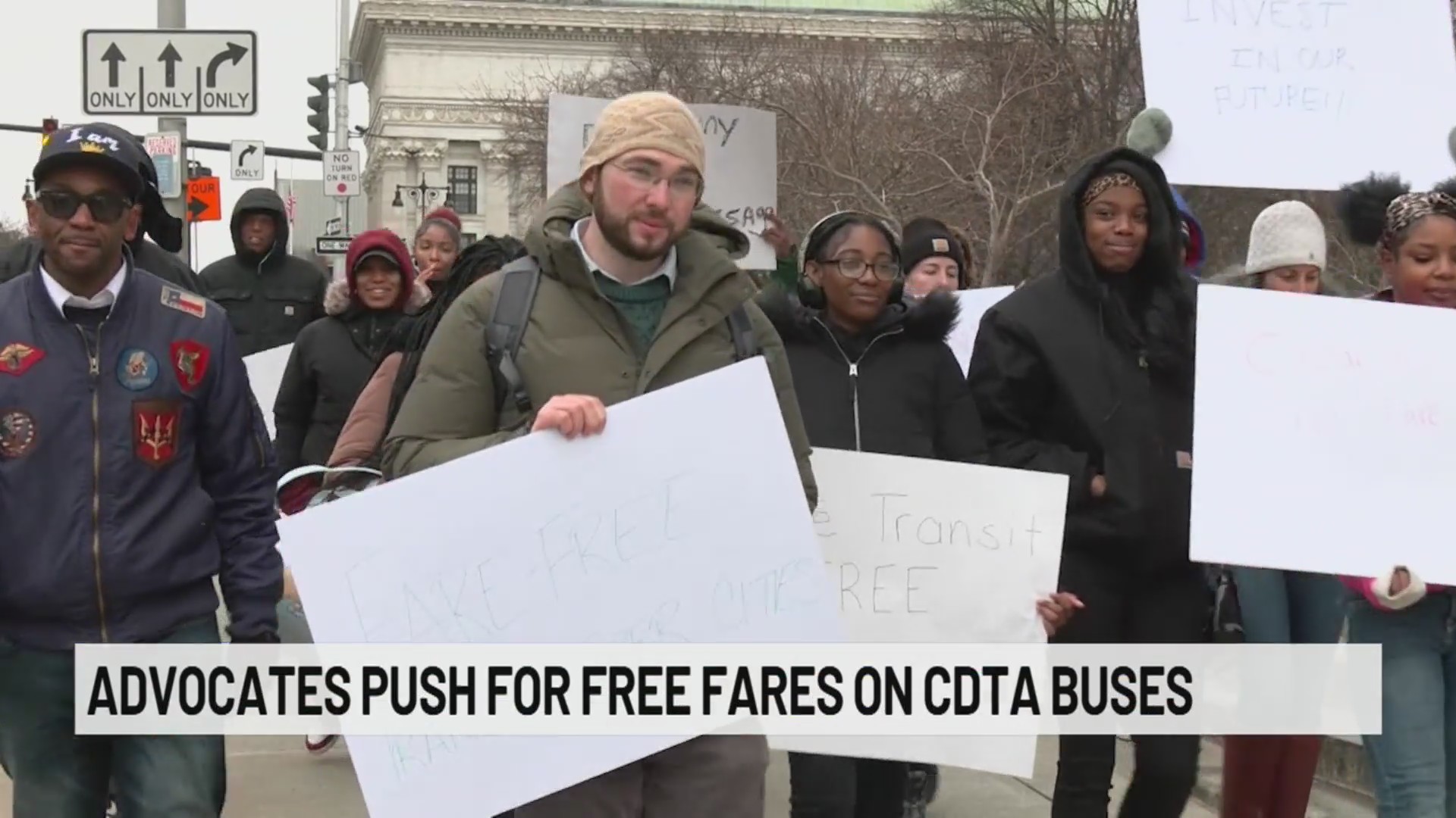 Advocates walk in support of CDTA fare-free transit – NEWS10 ABC