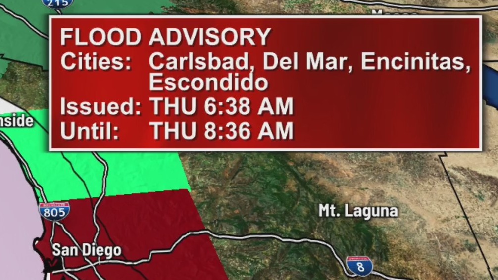 Flash Flood Warning issued for parts of San Diego County – FOX 5 San ...