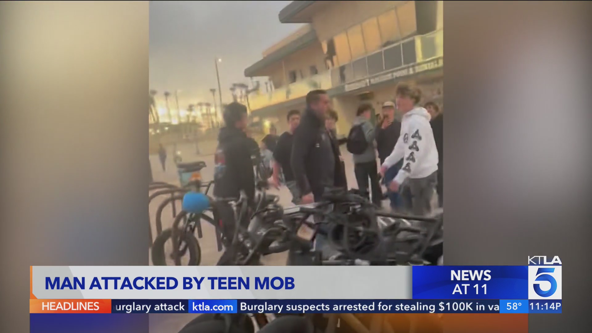 Man attacked by teen mob in Huntington Beach – KTLA