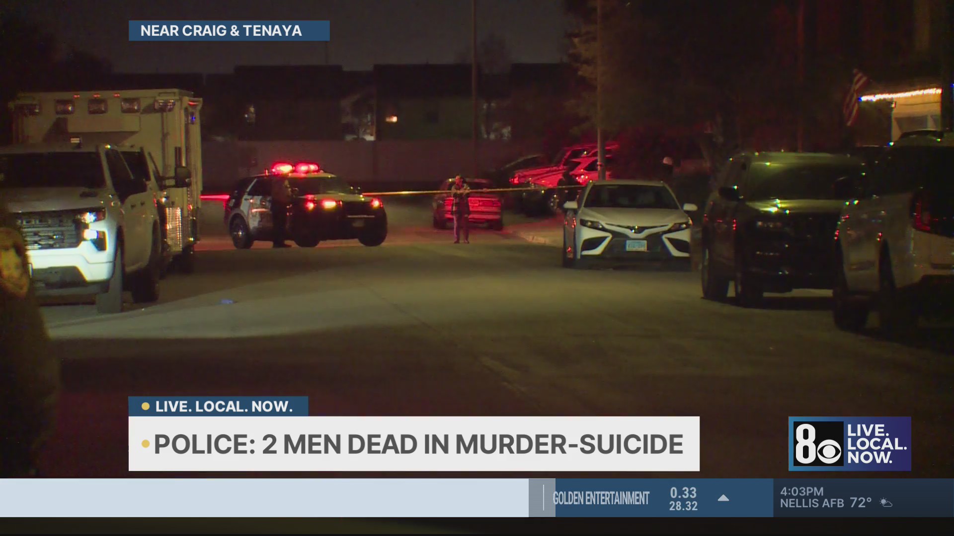 2 men dead in murder-suicide at northwest Las Vegas home: police – KLAS