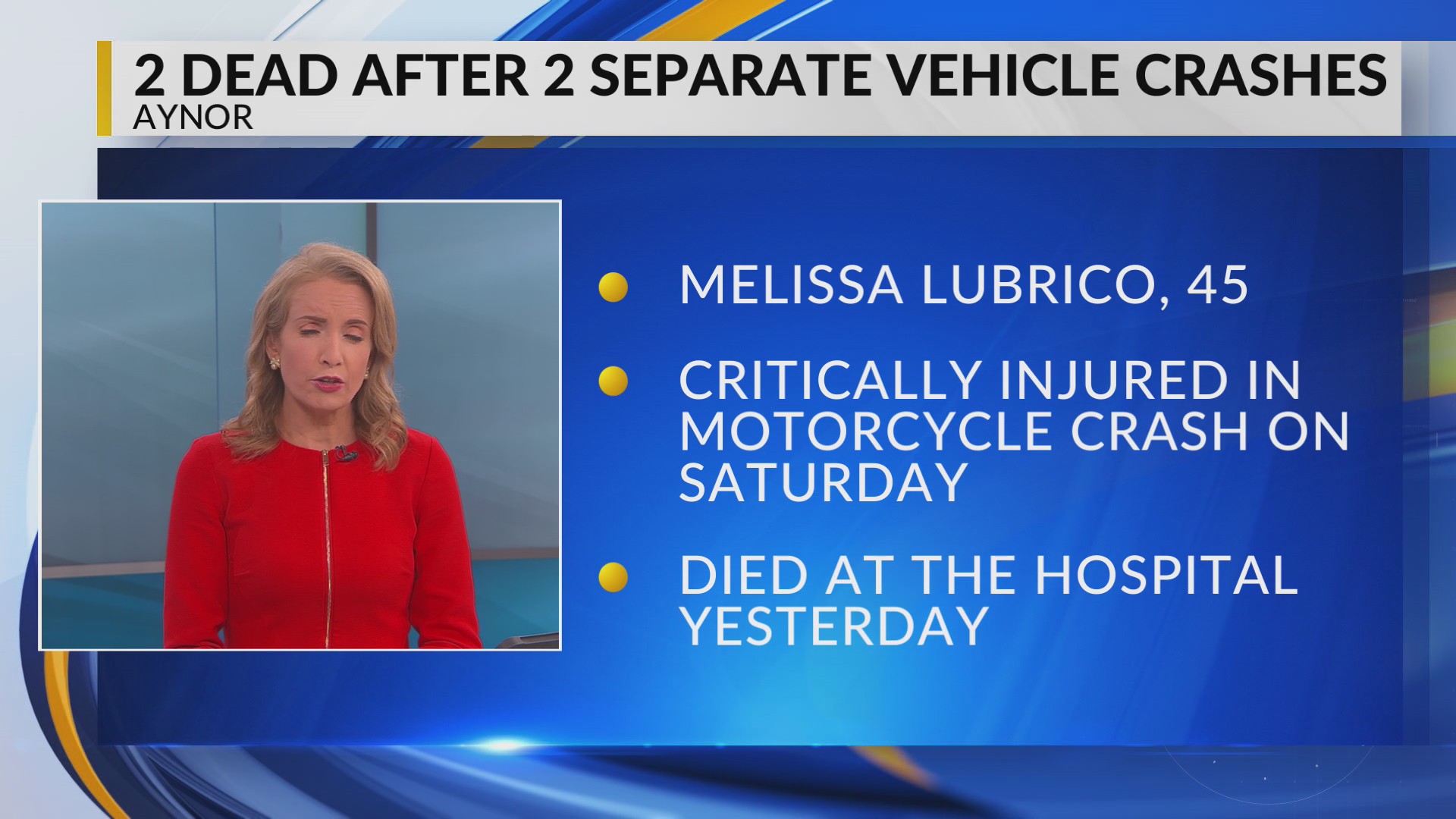Coroner identifies woman killed in motorcycle crash near Aynor – WBTW