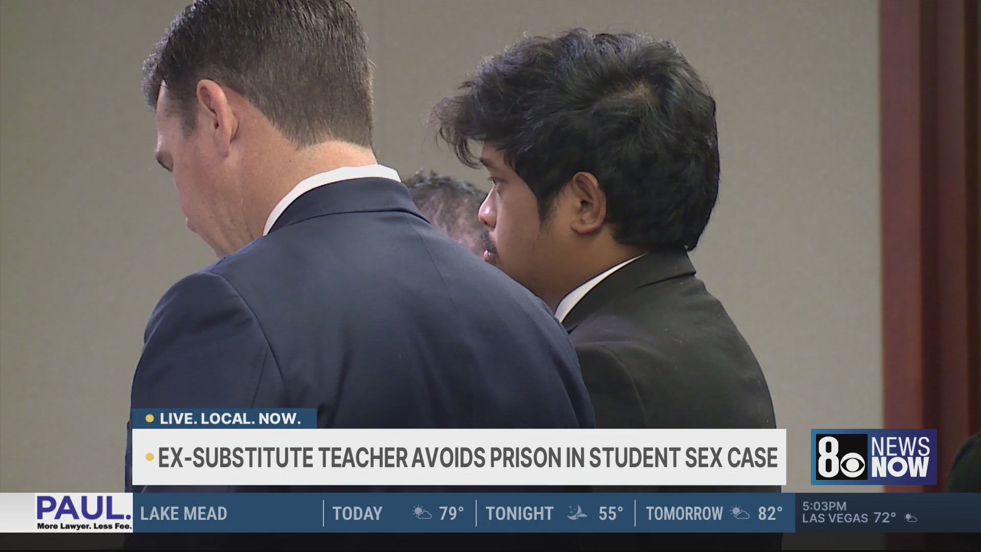 Ex-CCSD substitute teacher avoids prison in student sex case – KLAS