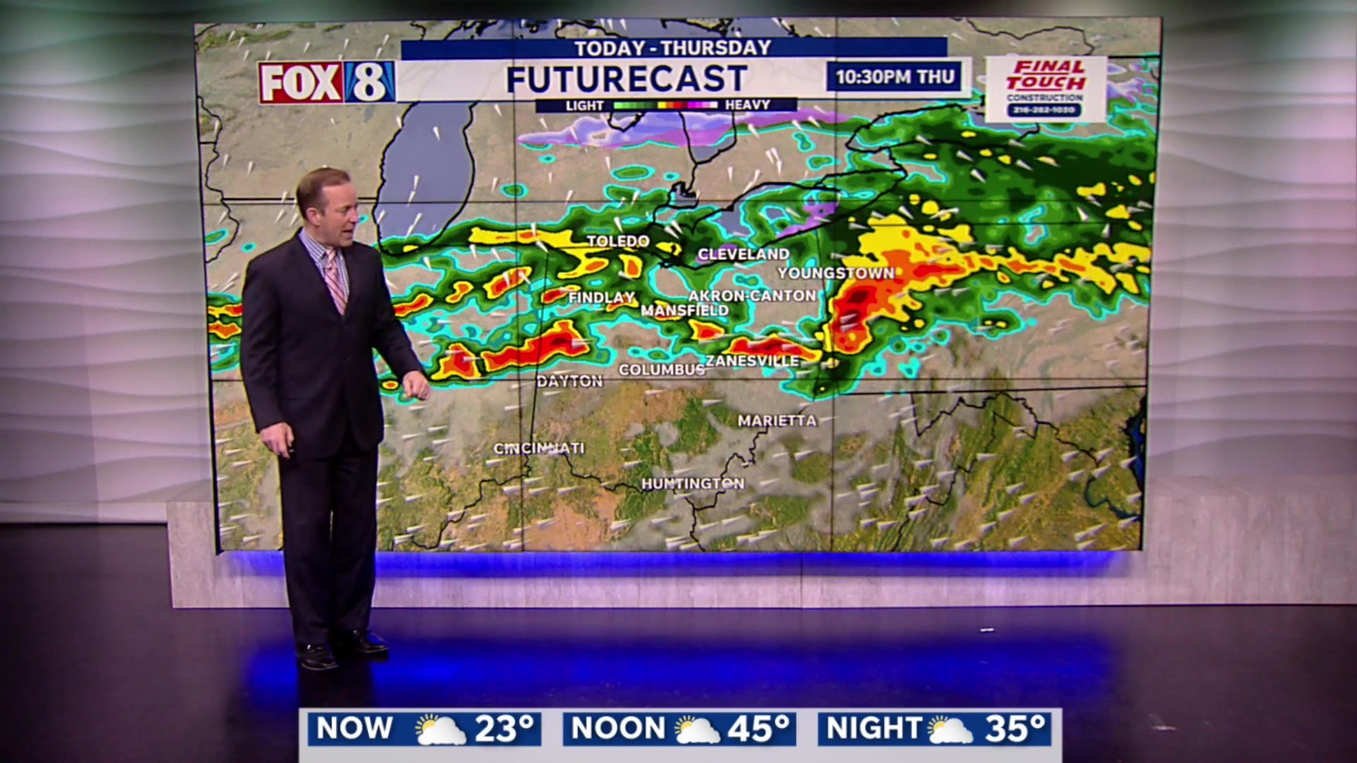A quiet couple days before heavy rain – Fox 8 Cleveland WJW