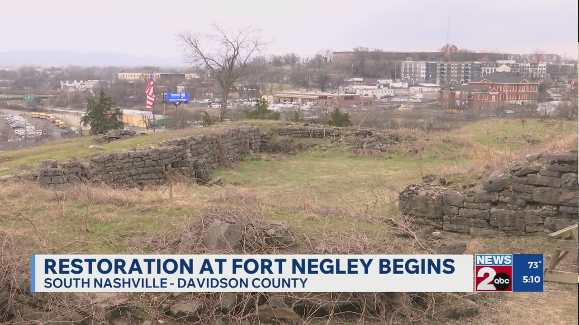 Restoration begins at Fort Negley – WKRN News 2