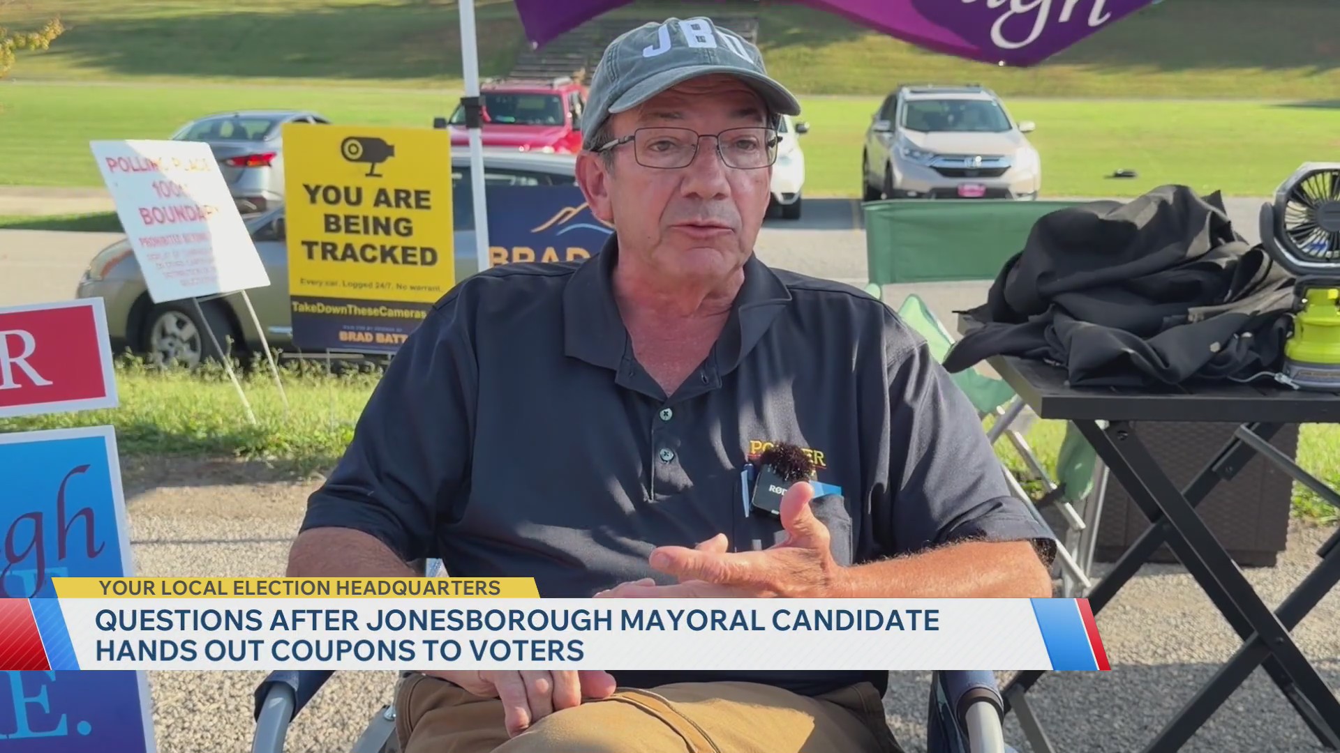 Jonesborough mayoral candidates at odds over coupons at polling site ...
