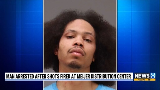 Man arrested after shot fired at Meijer distribution center