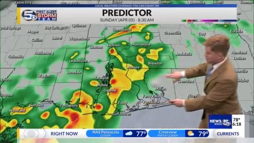 FORECAST | Rain Comes Early Easter Morning – WKRG News 5