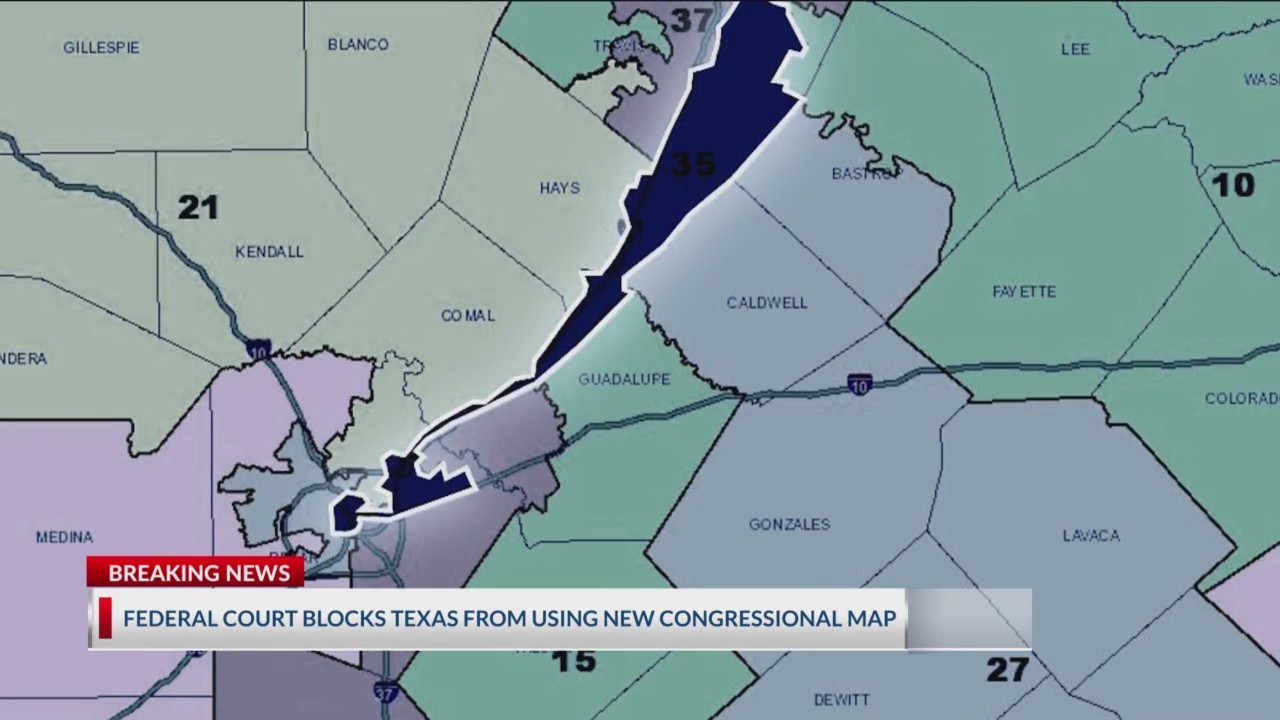 Court blocks new Texas congressional map – KTSM 9 News