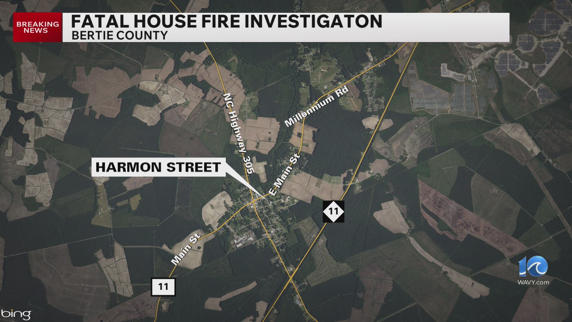 Fatal house fire in Bertie County – WAVY.com
