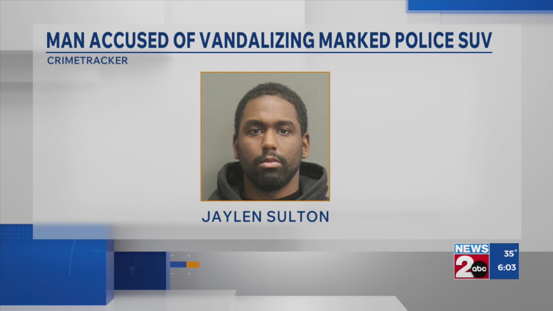Man accused of vandalizing marked MNPD SUV – WKRN News 2