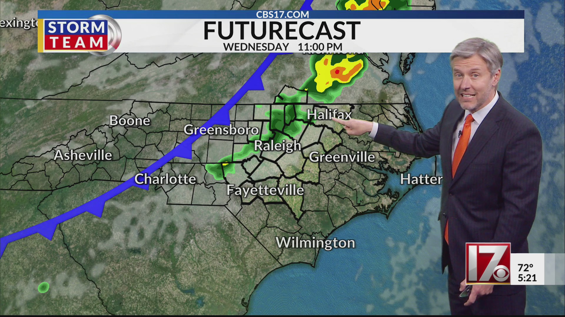 NC temperatures swinging warmer heading into Wednesday – CBS17.com