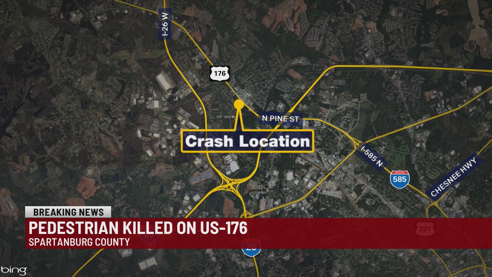 Pedestrian killed in Spartanburg County wreck – WSPA 7NEWS