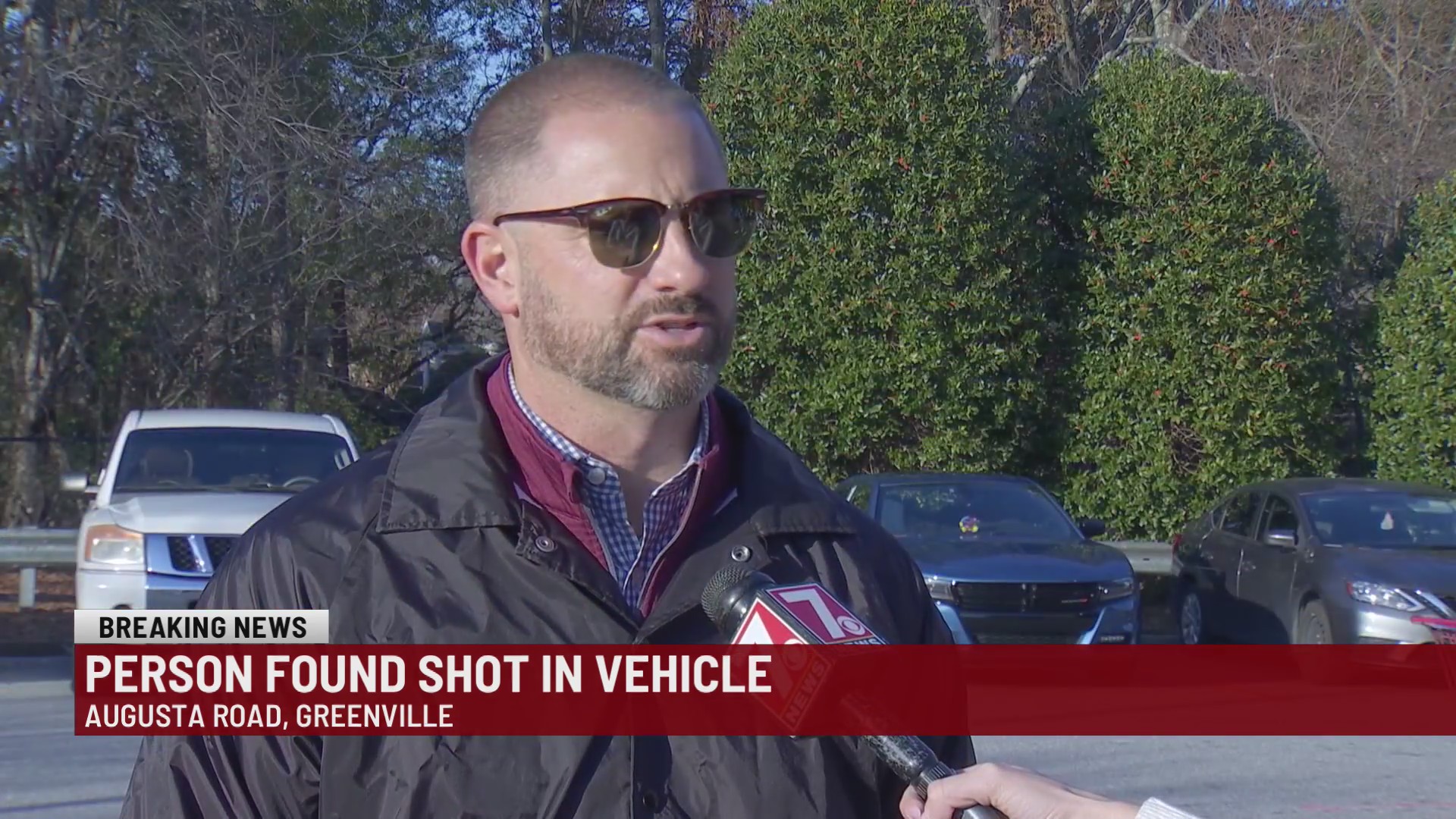 Person found shot in vehicle in Greenville Co. – WSPA 7NEWS