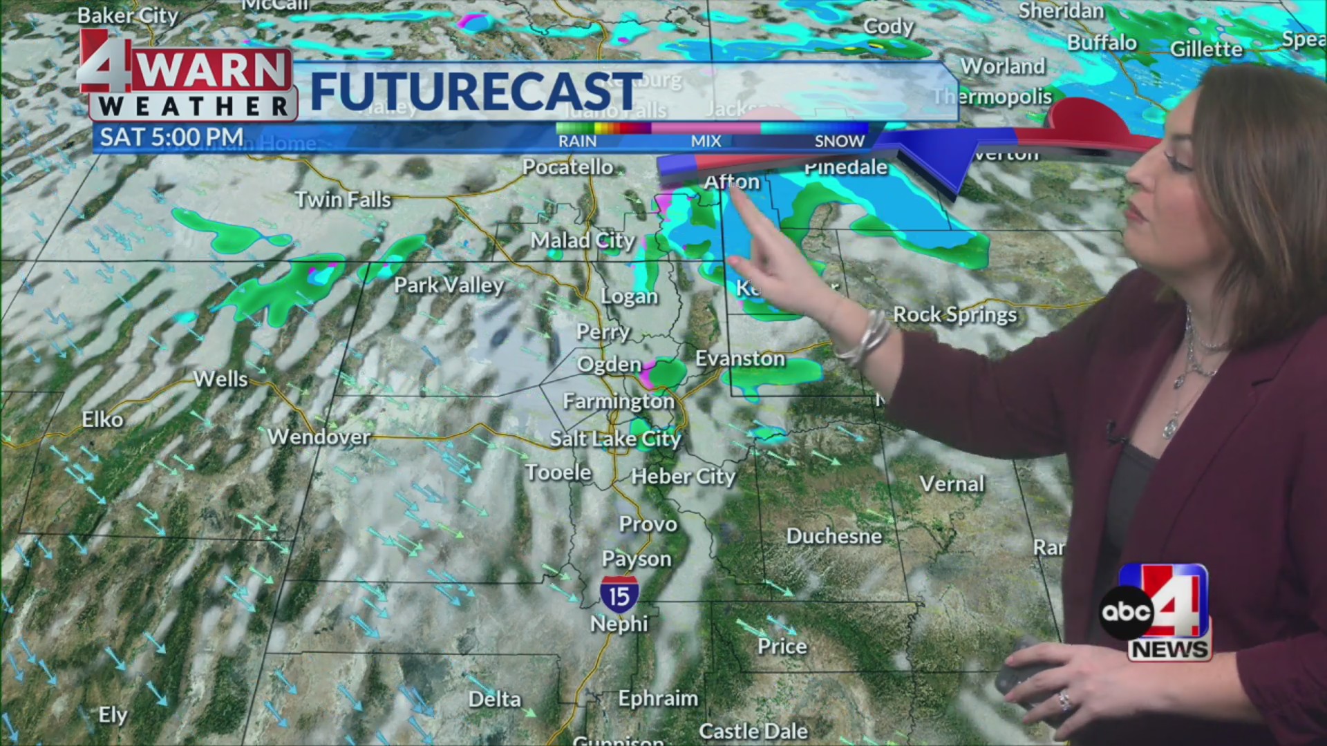 Warm front to push temperatures up – ABC4 Utah