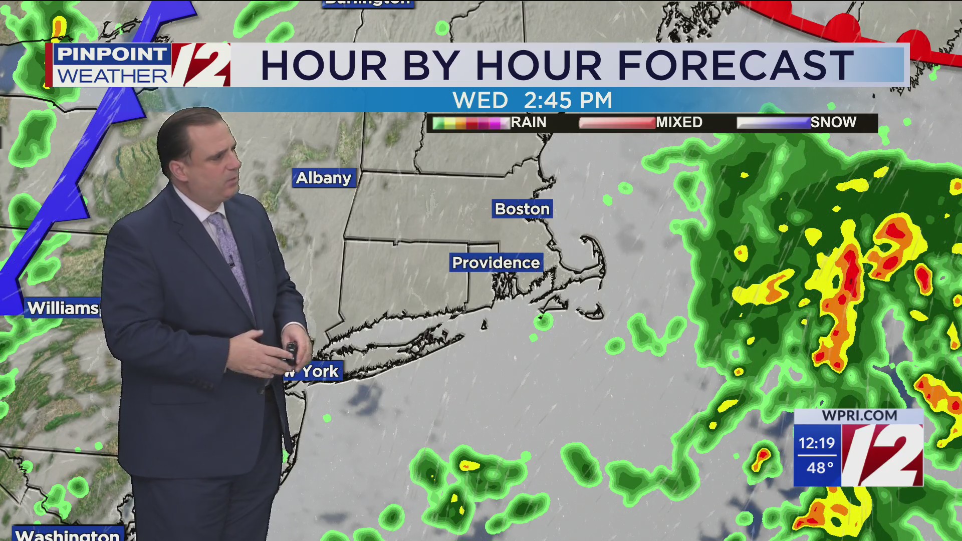 WPRI 12 Weather Forecast for 11/24/25: Dry Today; Rain Arrives Tuesday ...
