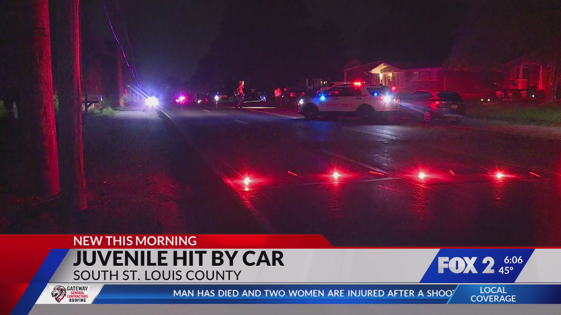 Juvenile struck by vehicle in south St. Louis County – FOX 2
