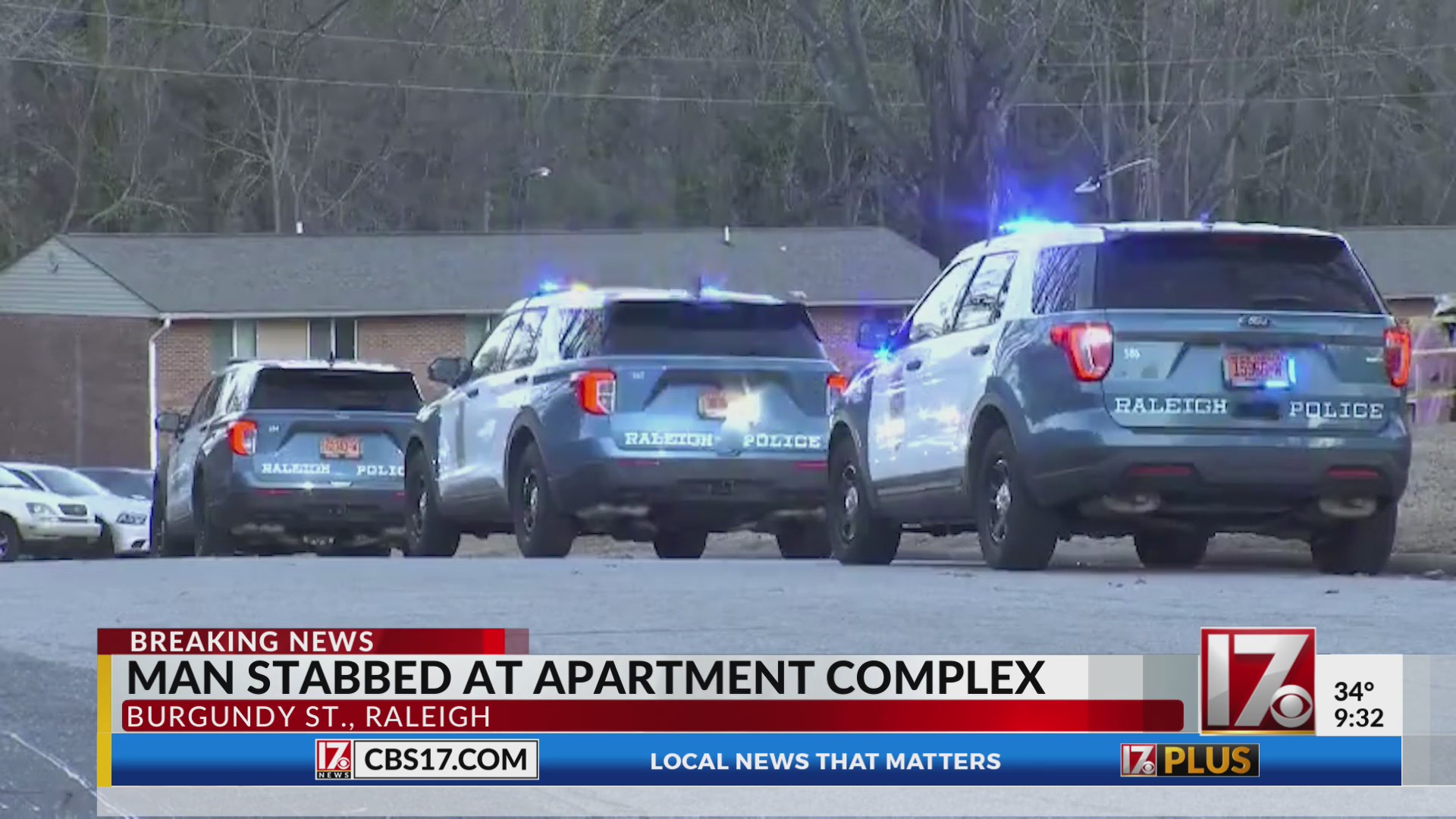 Man stabbed at Raleigh apartments near N. Raleigh Blvd: Police – CBS17.com