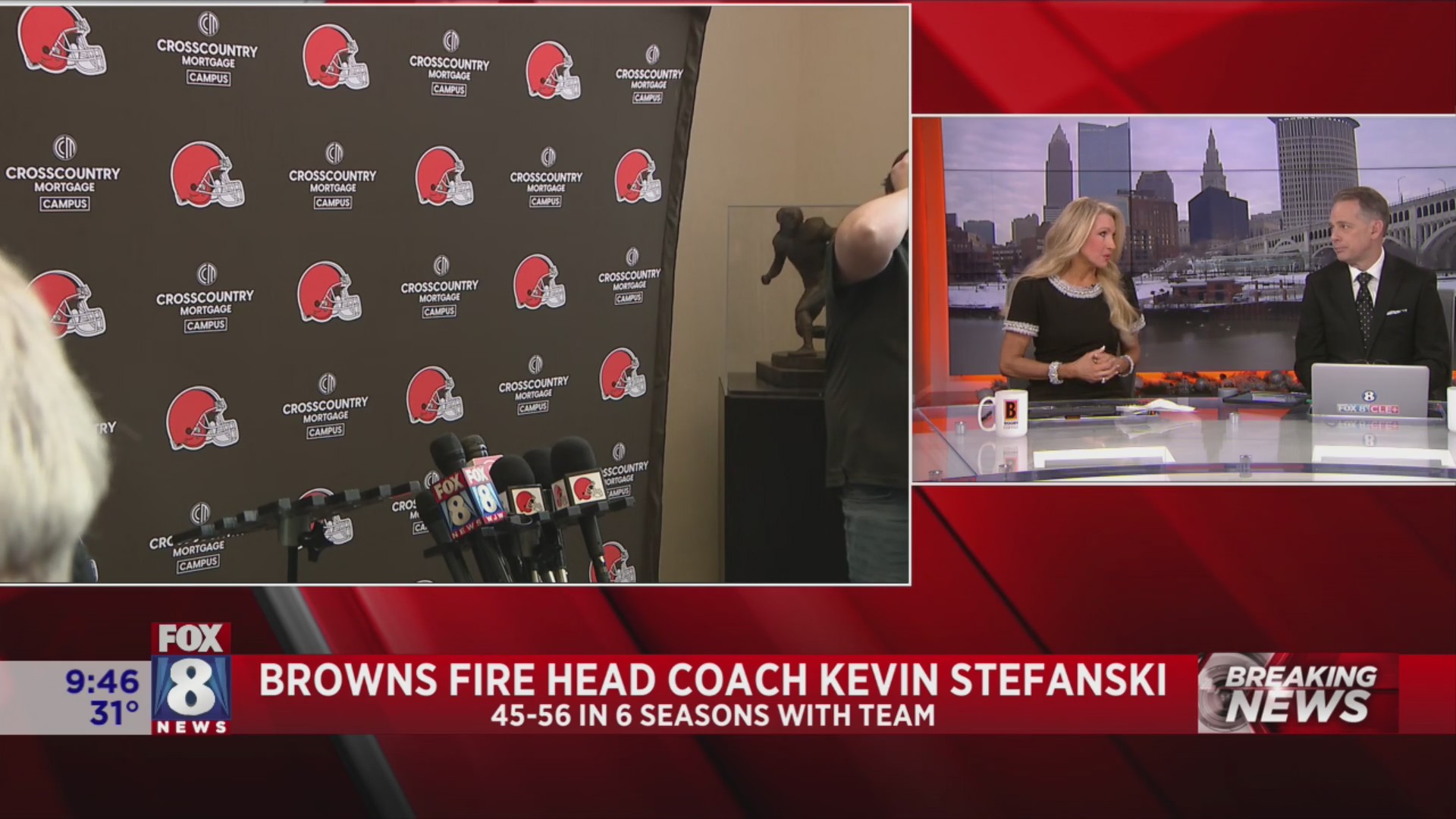 Haslam press conference on search for new head coach – Fox 8
