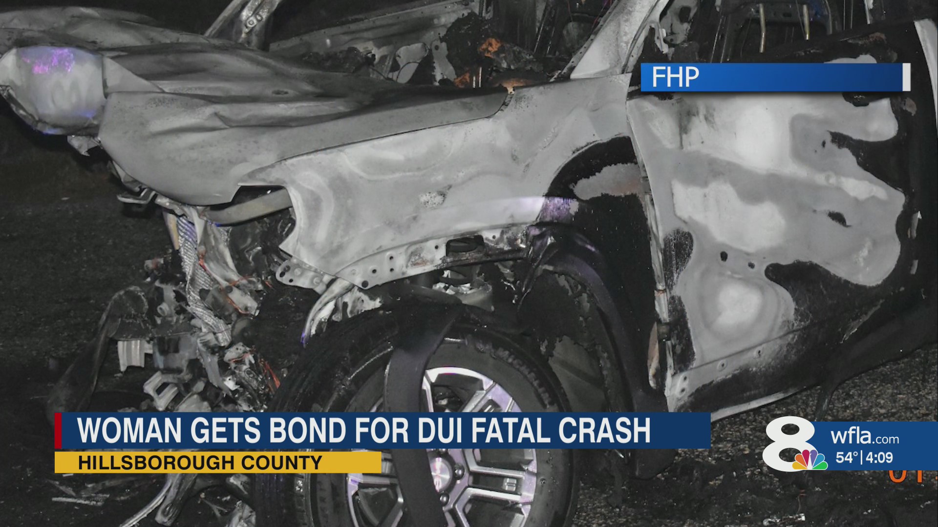 Brandon woman gets bond following fatal DUI crash – WFLA