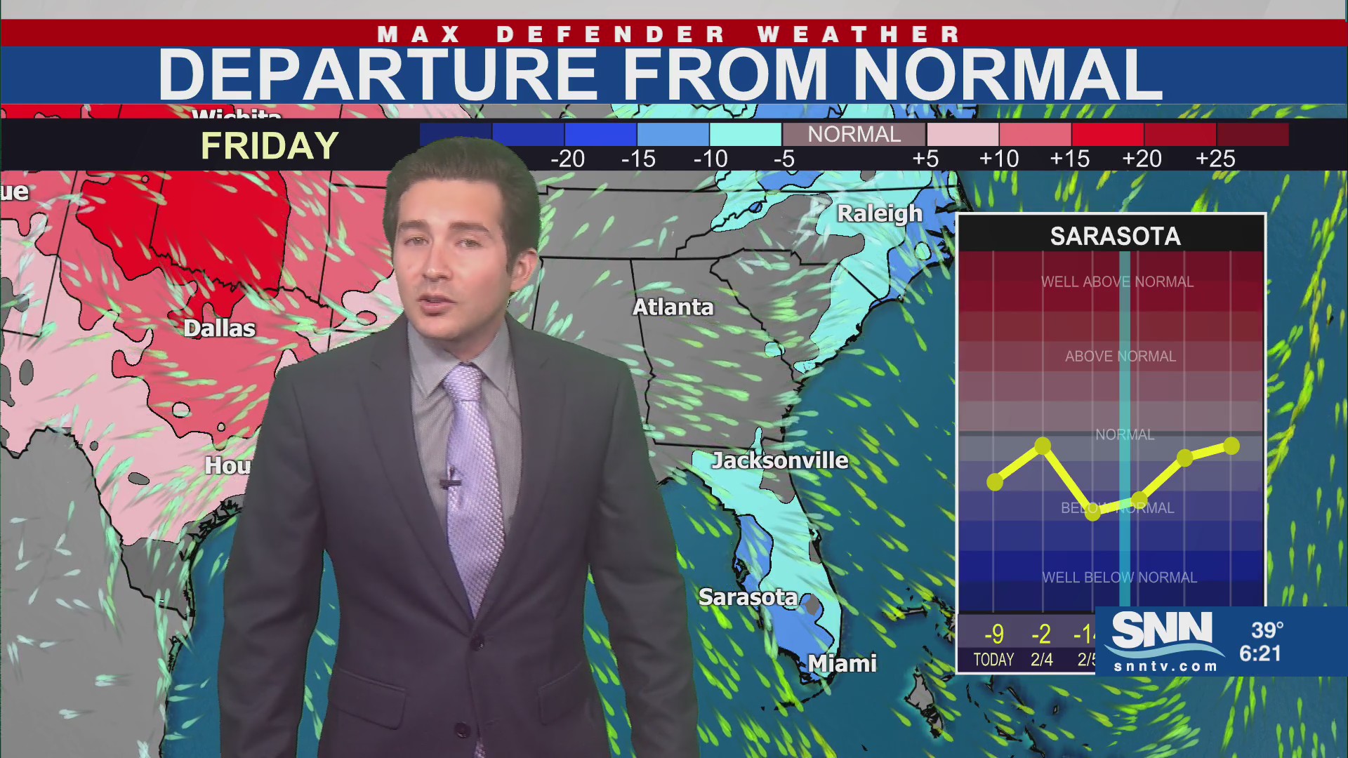 Warming trend starts Tuesday, cold front Thursday brings temperatures ...