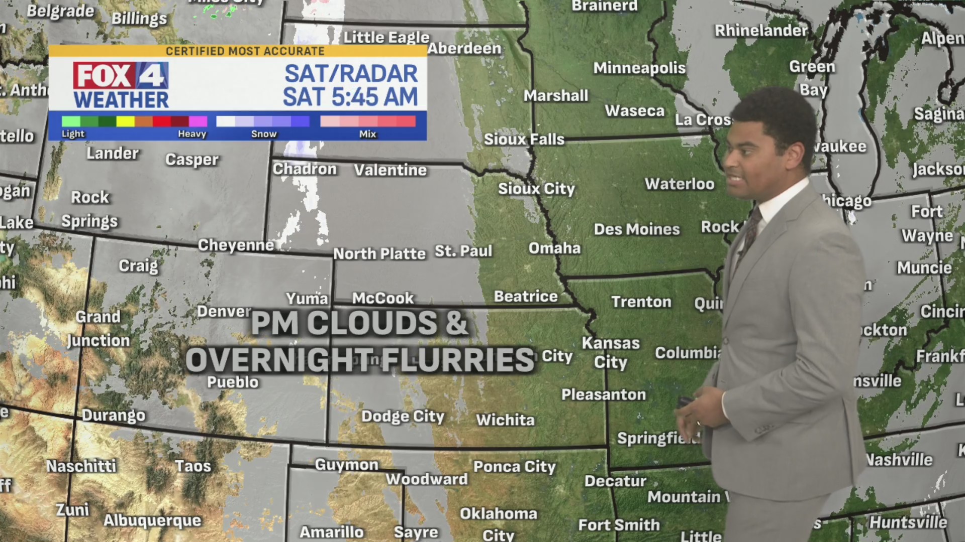 Saturday morning forecast – FOX 4 Kansas City WDAF-TV | News, Weather ...