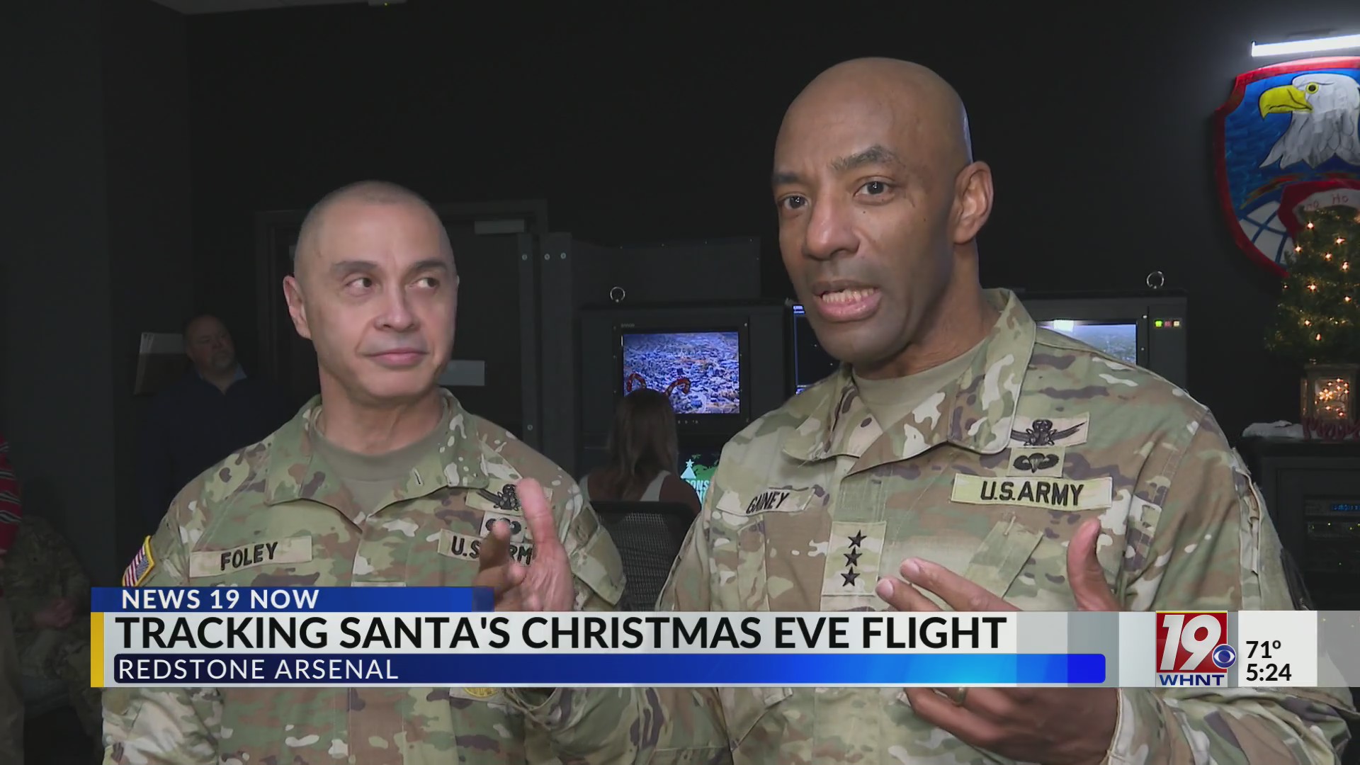Tracking Santa’s Christmas Eve Flight | Dec. 24, 2025 | News 19 at 5:00 ...