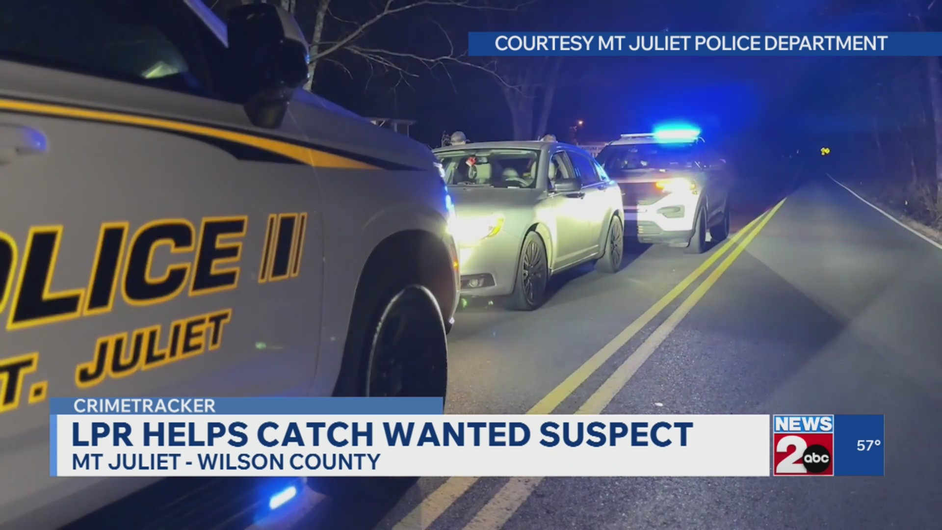 Mt. Juliet’s LPR system helps police catch wanted man – WKRN News 2